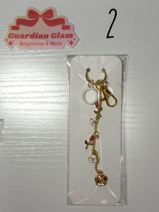 Flower Bag Charms