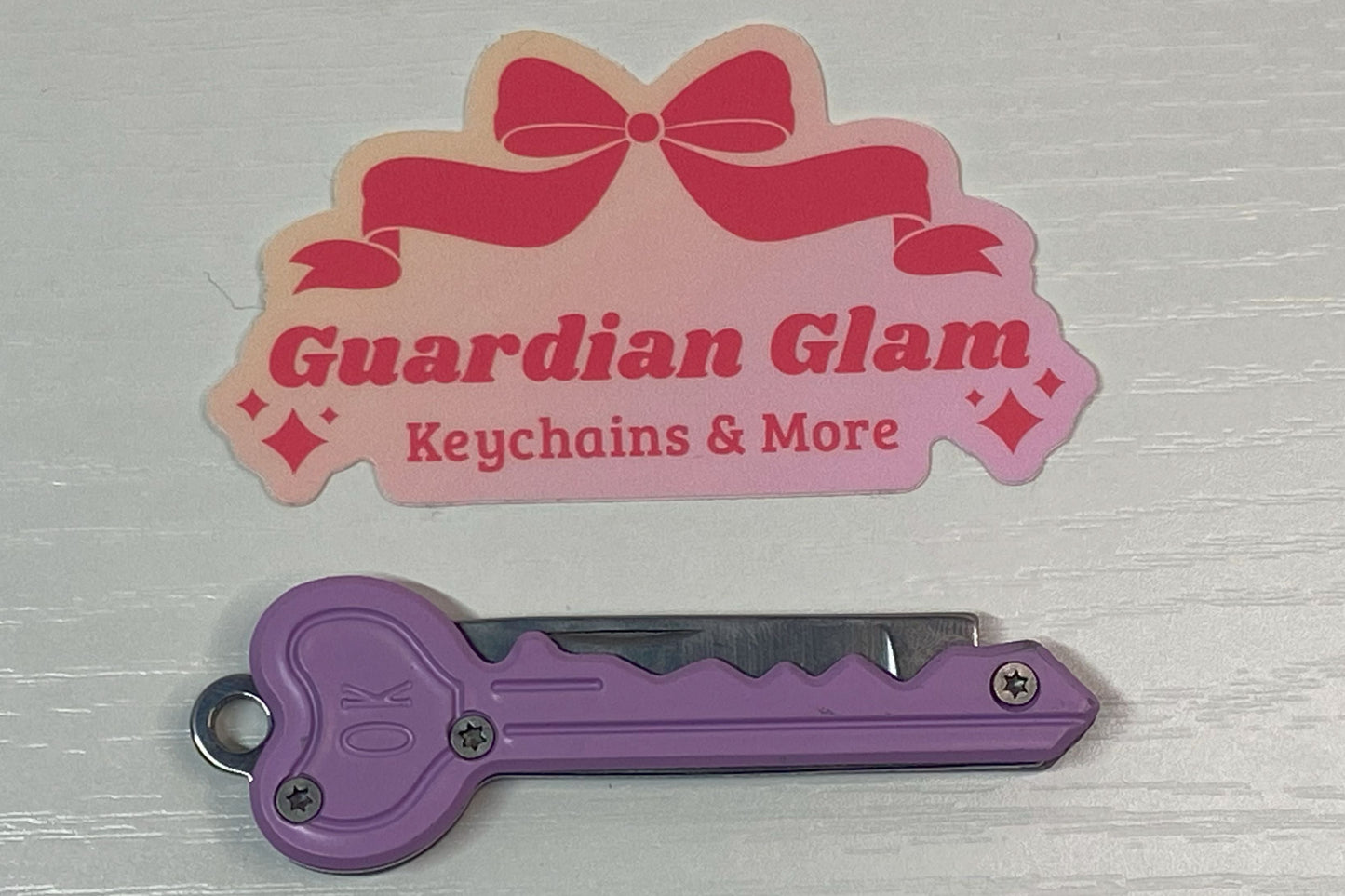 Purple Keyblade Heart