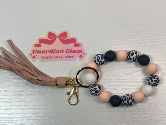 Silicone Beaded Wristlet