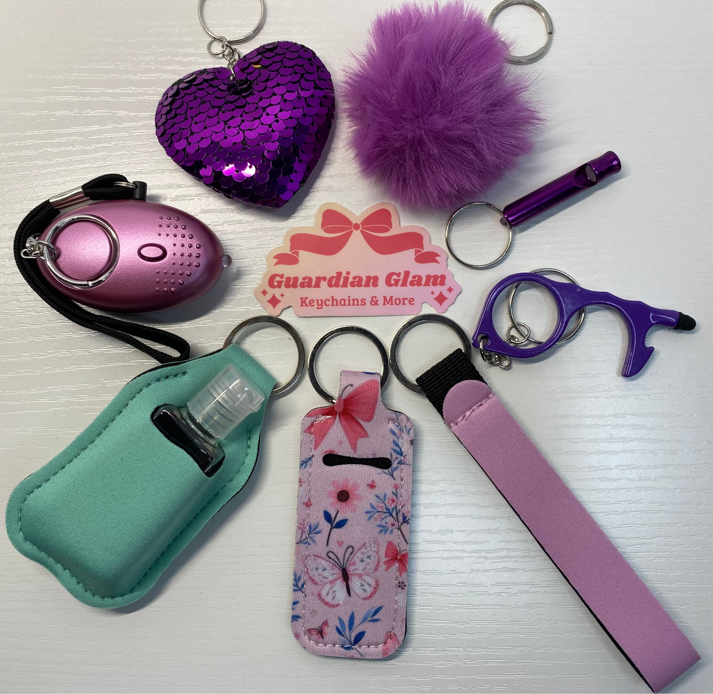 Teens Mini Safety Set 
Purple Butterfly