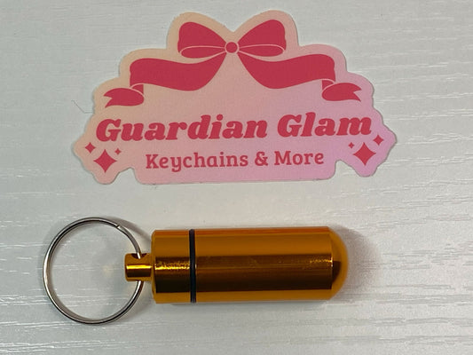 Yellow Gold Pill Holder 