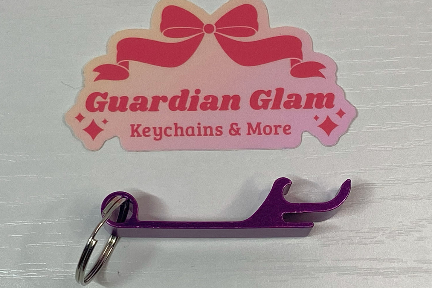 Purple Bottle Opener 