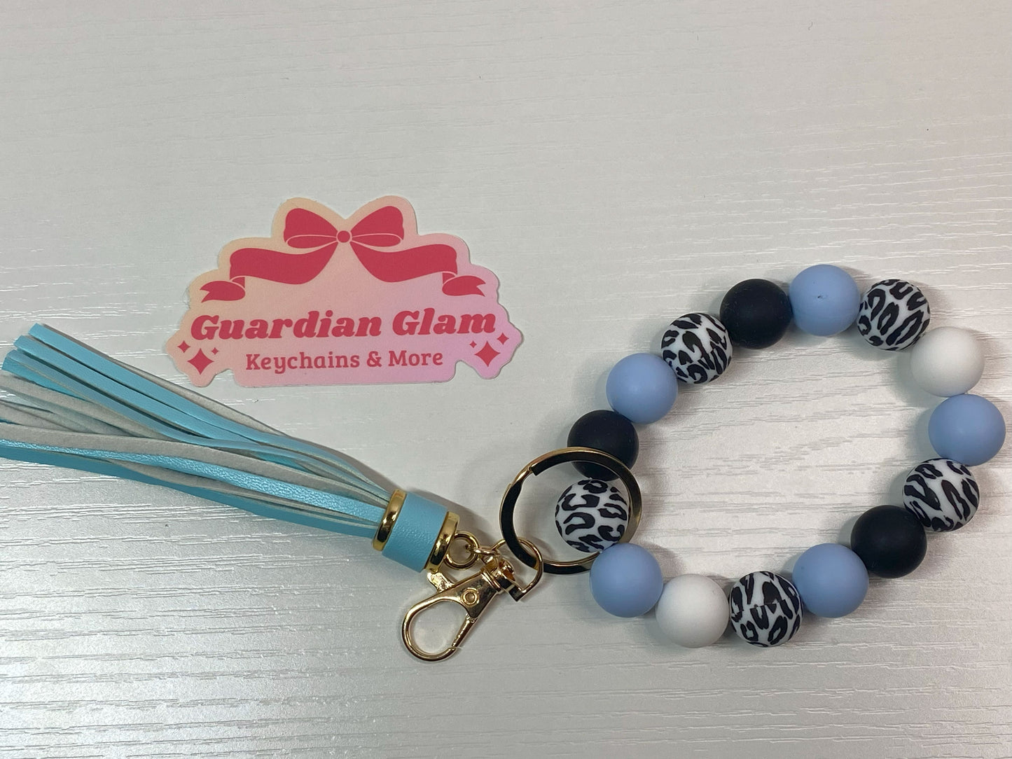 Silicone Beaded Wristlet