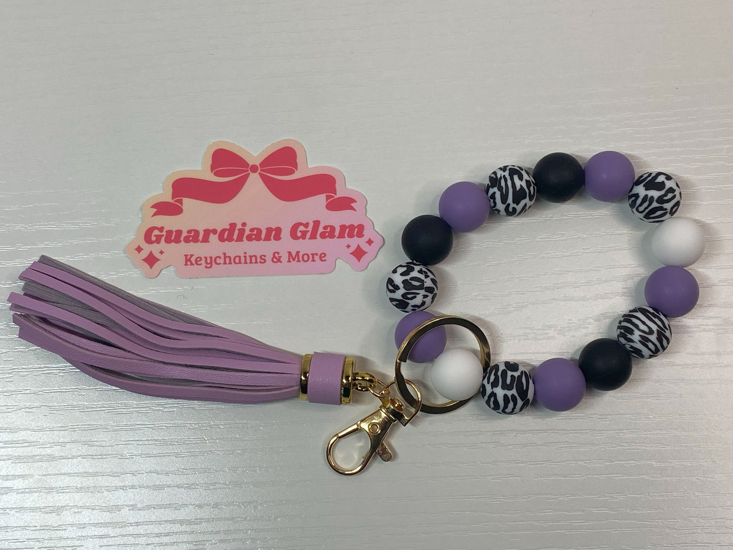 Silicone Beaded Wristlet